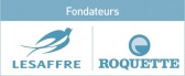 Logos de Lesaffre et Roquette, fondateurs de la Fondation DigestScience