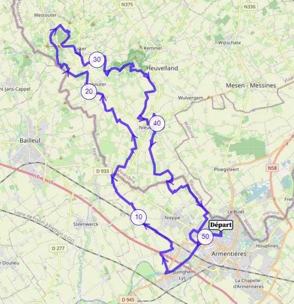 Testathlon 2023 parcours VTT 50 km