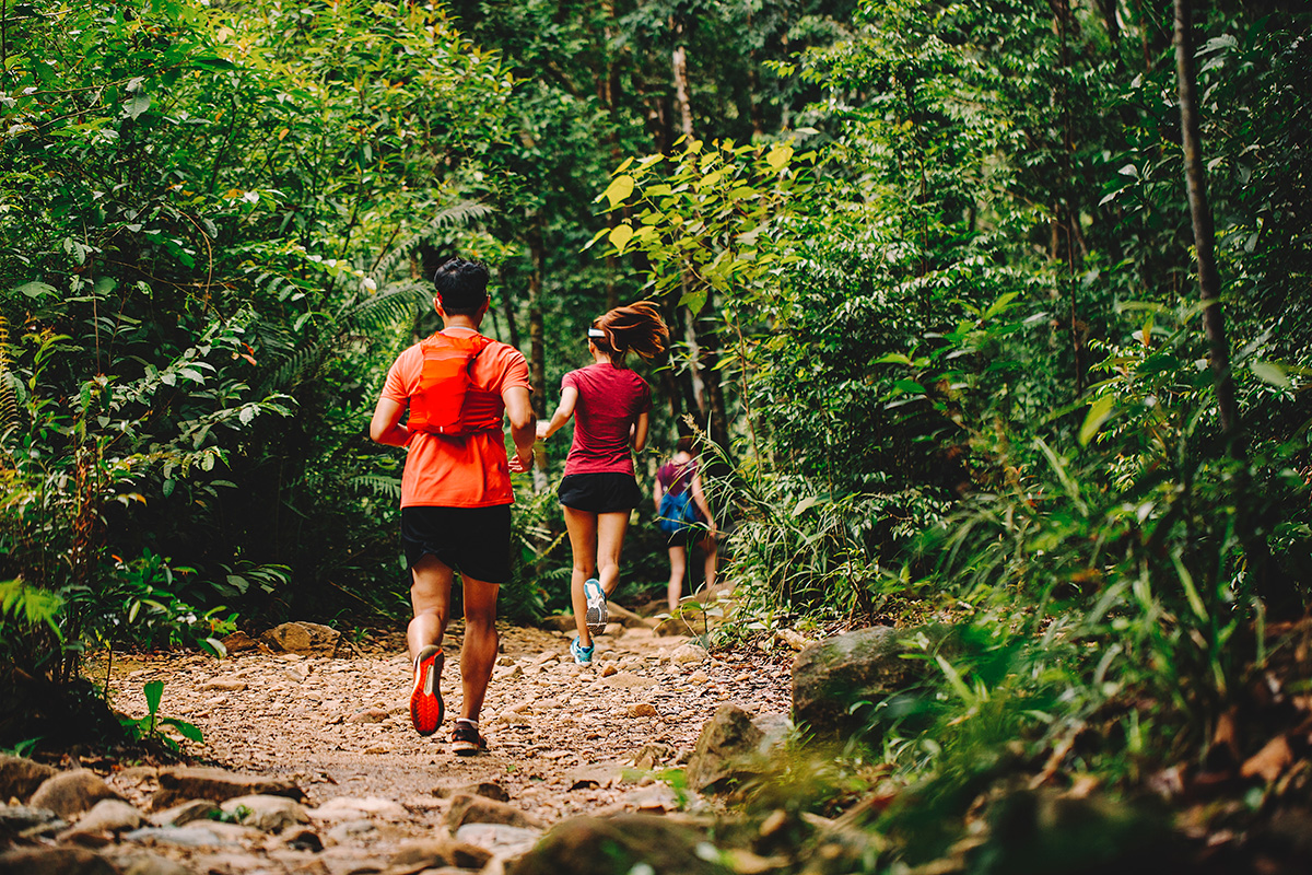 Coureurs trail