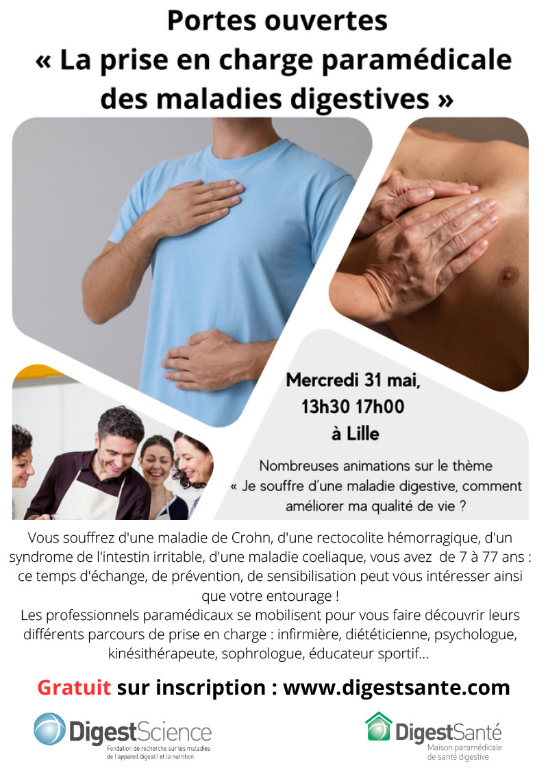 flyer après-midi portes ouvertes à la Fondation DigestScience