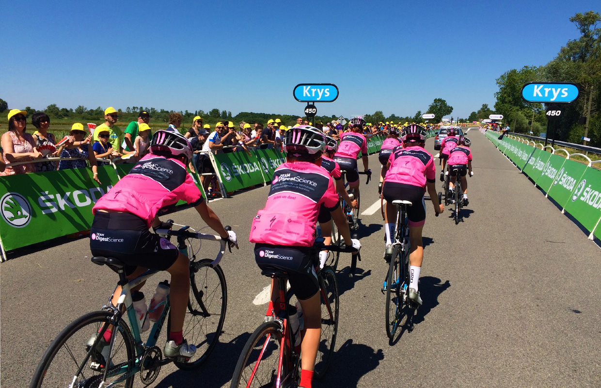 Les Ptits Ambassadeurs DigestScience sur les routes du tour de France
