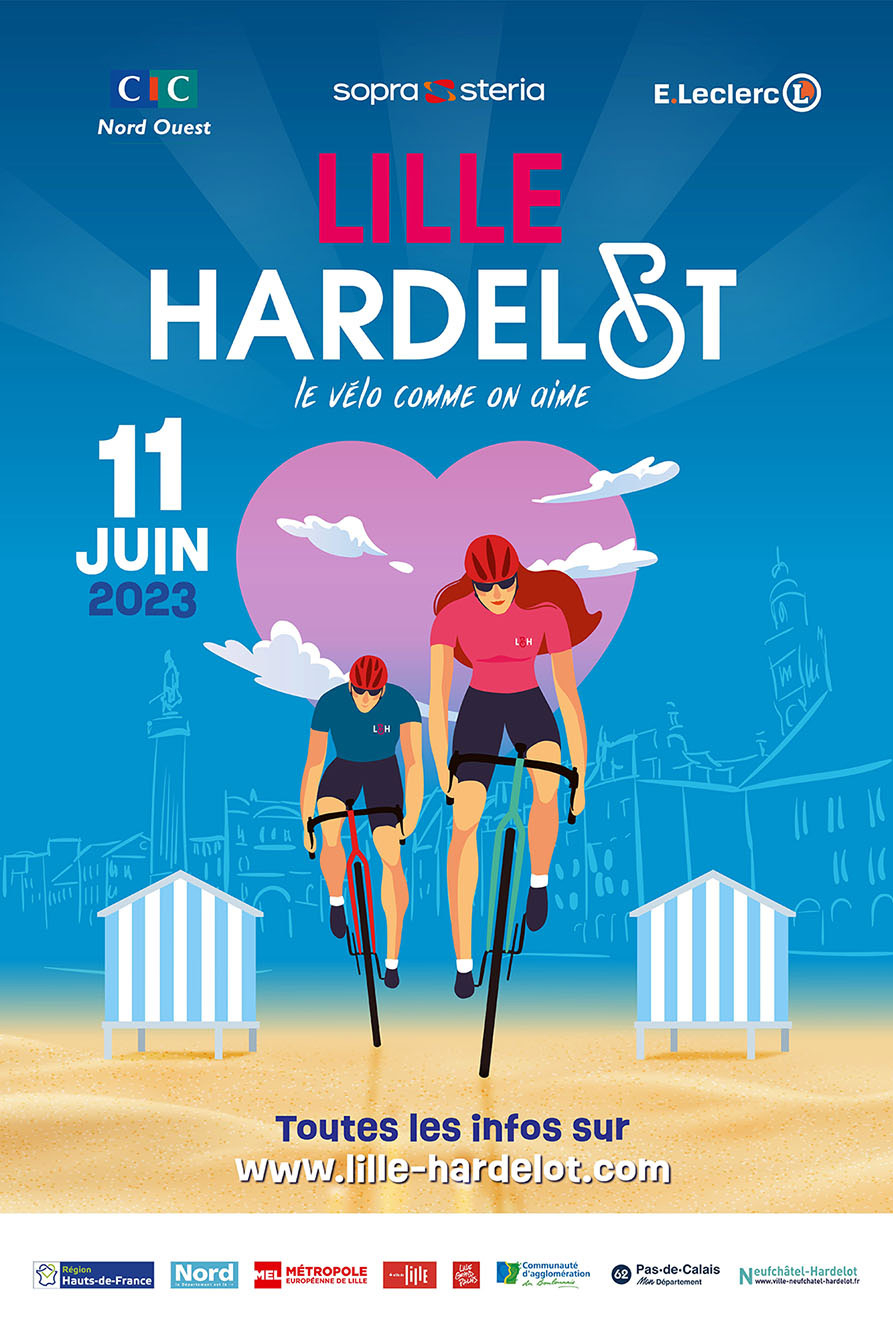 Affiche de la Lille-Hardelot 2023