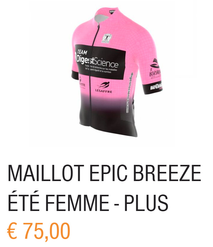 Maillot Team DigestScience été femme