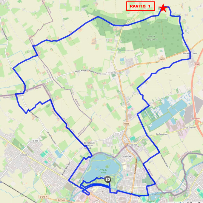 Testathlon 2025 parcours VTT 25 km