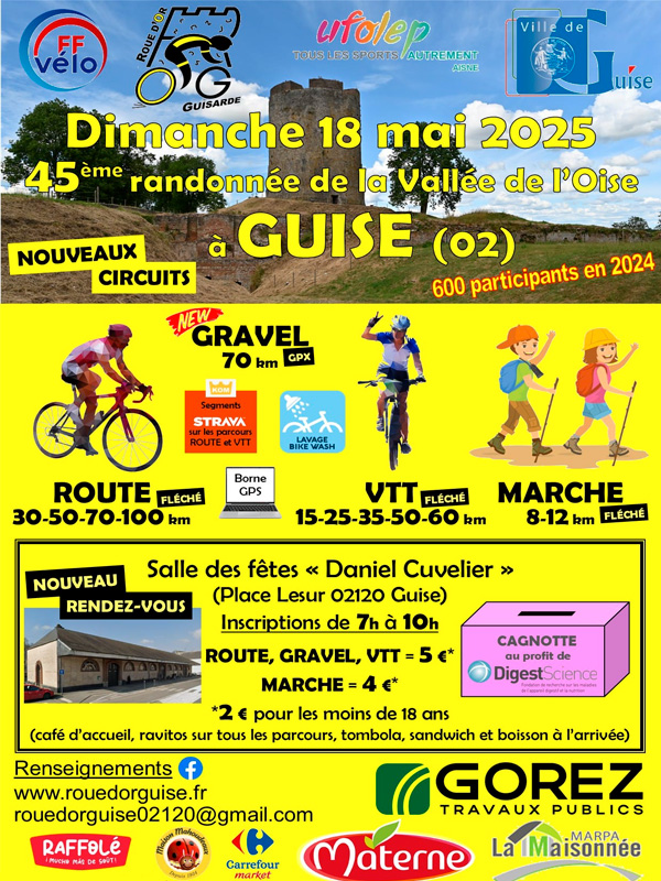 Randonnée de la vallée de l'Oise Guise