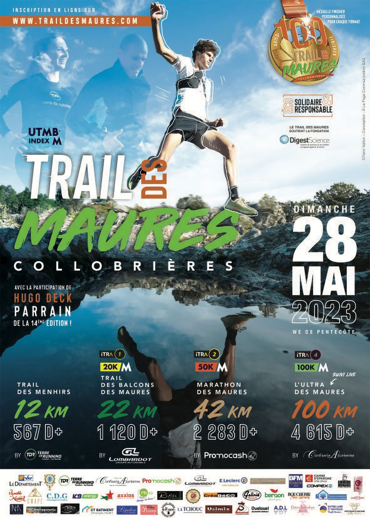 Affiche du trail de maures 2023